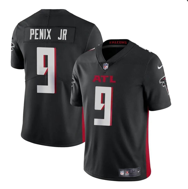 Men's Atlanta Falcons #9 Michael Penix Jr Black 2024 Draft Vapor Untouchable Limited Stitched Football Jersey